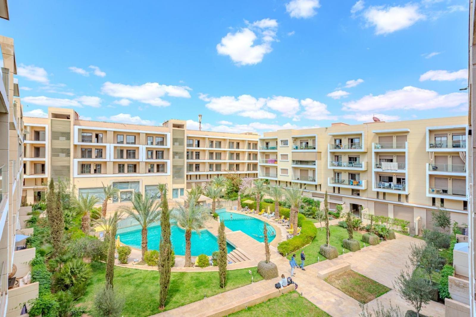 Royal Deluxe Platinum - Marrakech, Luxe Pool View Apartment Marrakesh Bagian luar foto